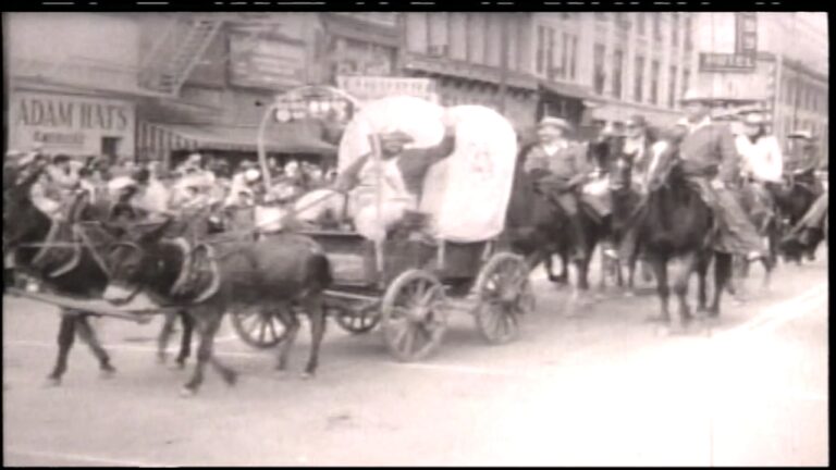ABC13 Vault footage from 1959 shows the first televised Houston Downtown Rodeo Parade