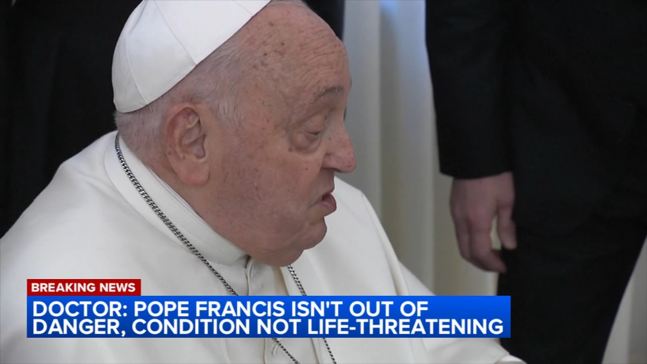 Vatican says Pope Francis is in critical condition