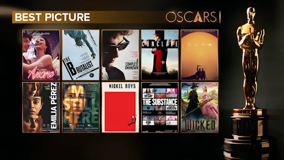 'Anora,' 'The Brutalist' and 'Conclave' among frontrunners for Best Picture at 2025 Oscars