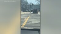 Shocking video shows axe attack in alleged road rage incident