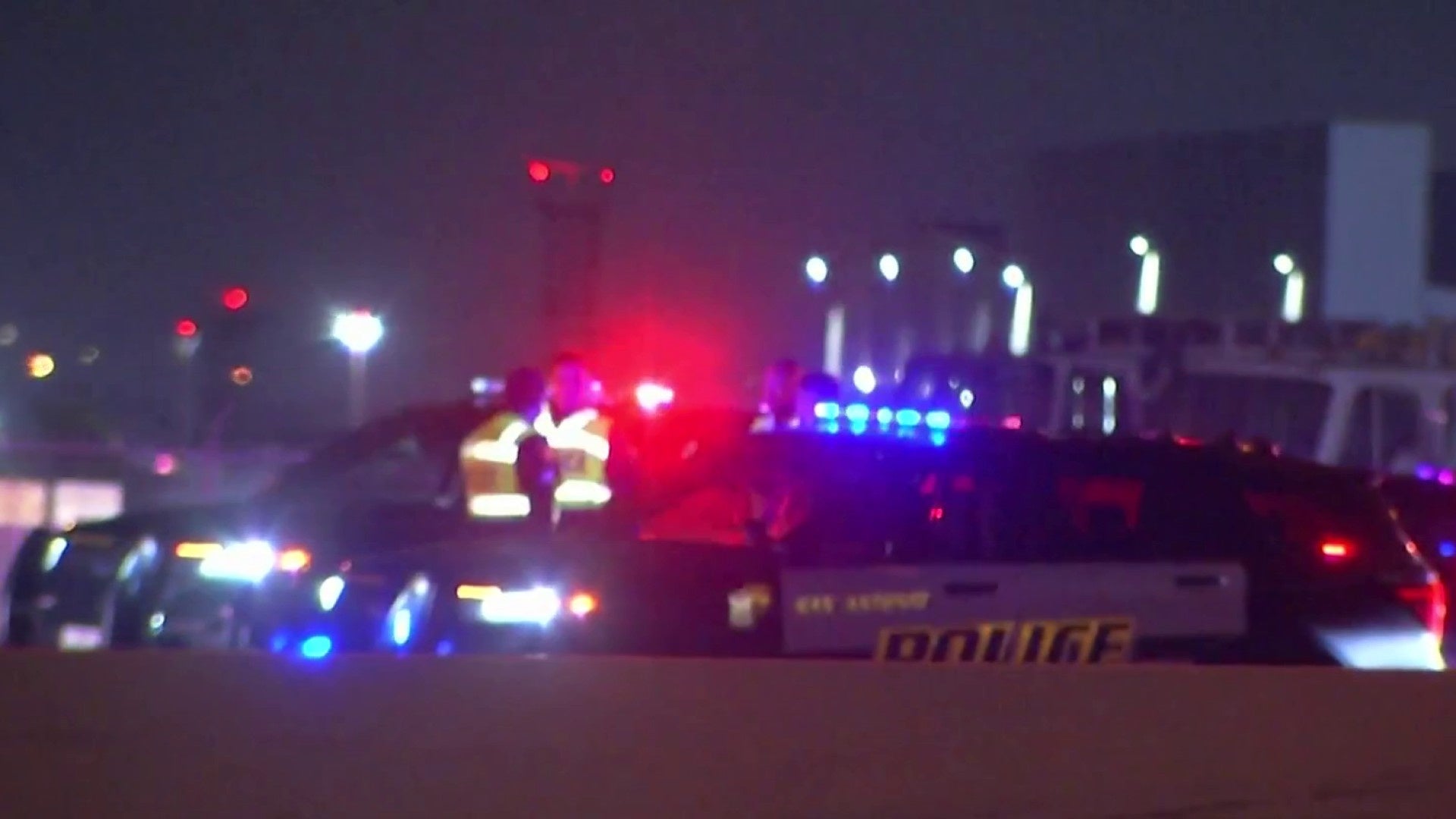 Man in critical condition after crashing motorcycle into sand barrel on Loop 410, police say