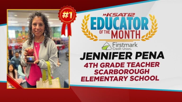 Fourth grade teacher Jennifer Peña is KSAT’s Educator of the Month