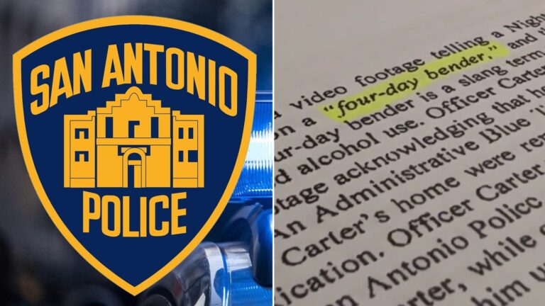 SAPD officer suspended after ‘four-day bender,’ records show