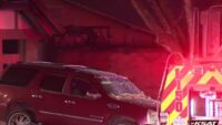 Family escapes house fire in west Bexar County as part of roof collapses