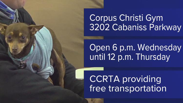 Corpus Christi city officials set to re-open emergency refuge center at Cabaniss as cold snap nears