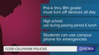 As Texas legislature votes to ban cell phones in classrooms, a reminder of CCISD's policies