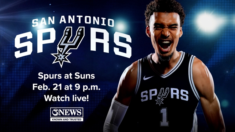 WATCH LIVE on KIII: Spurs at Suns, Friday