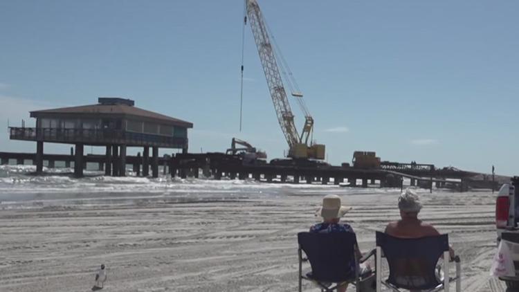 Locals excited as Bob Hall Pier takes shape for 2025 completion