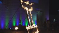 Islander's host the lighting of the 'I' to celebrate the end of homecoming week