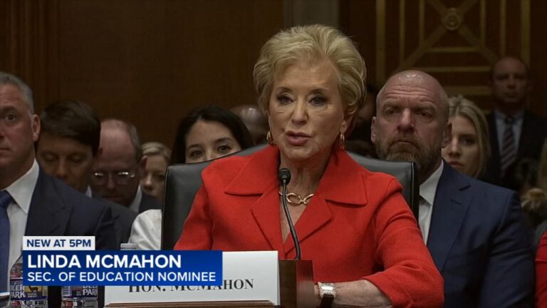US Senate confirms McMahon as education secretary, as Trump pushes to shut down department