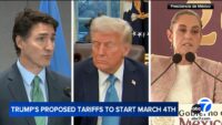 Trump says 25% tariffs on Mexican and Canadian imports will start Tuesday, with 'no room' for delay