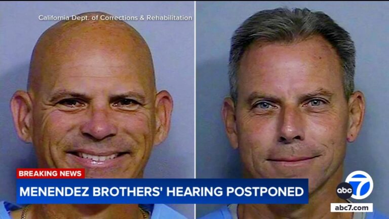 Lyle and Erik Menendez's upcoming court hearing postponed amid brothers' ongoing bid for freedom