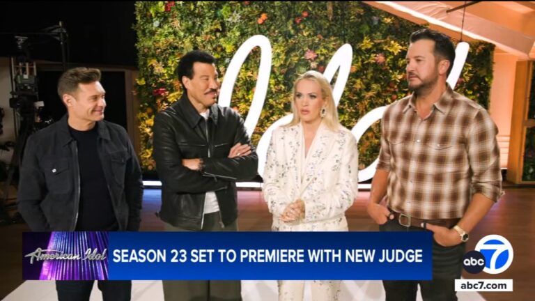 Carrie Underwood returns to 'American Idol,' now as a judge alongside Lionel Richie and Luke Bryan