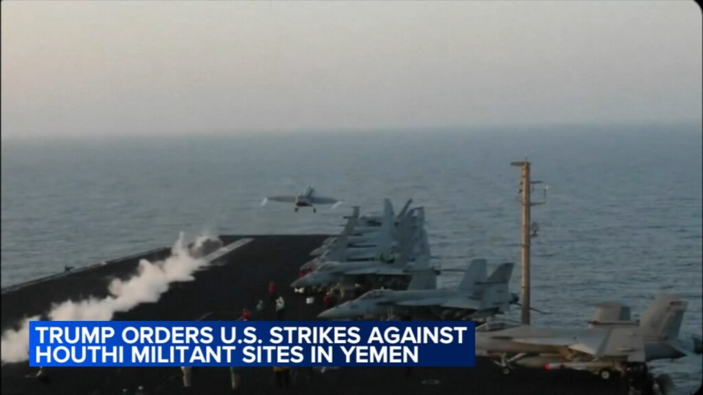 Iran denies aiding Yemen's Houthi rebels after US strikes and threat from Trump