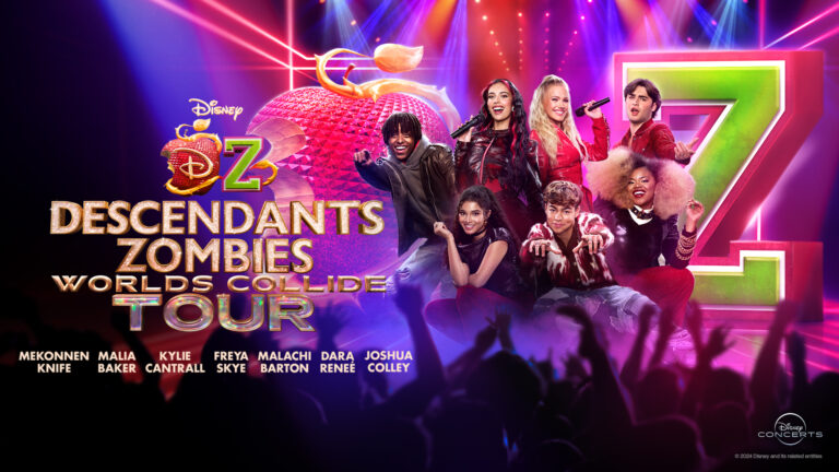 The 'Descendants/Zombies: World Collide Tour' set list is packed with chart-topping Disney hits