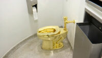 Court convicts thief who stole golden toilet from English palace