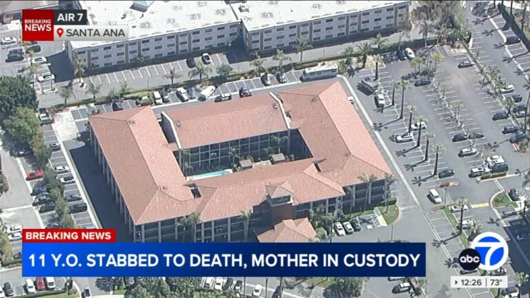 Mother in custody after 11-year-old boy found dead with stab wounds at Southern California hotel