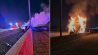 ‘No questions asked’: Strangers rescue driver from burning truck on I-10 in San Antonio