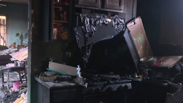 ‘Everything’s gone': Family home destroyed after fire spread down San Antonio street