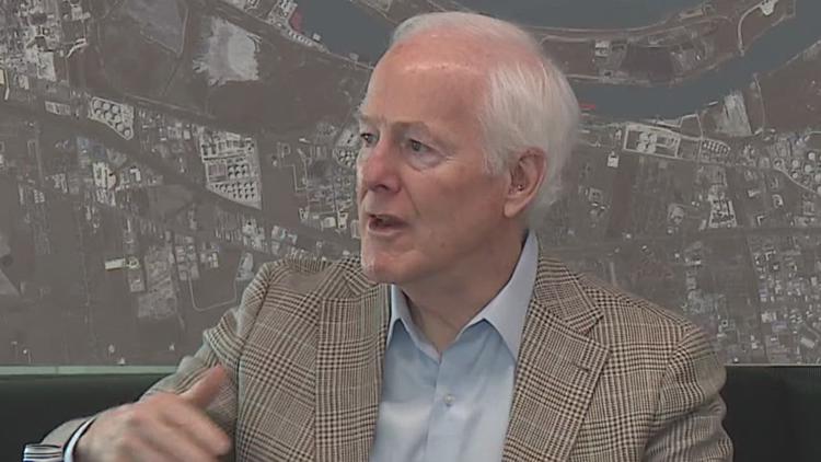 Cornyn visits port to discuss dredging project that will deepen ship channel