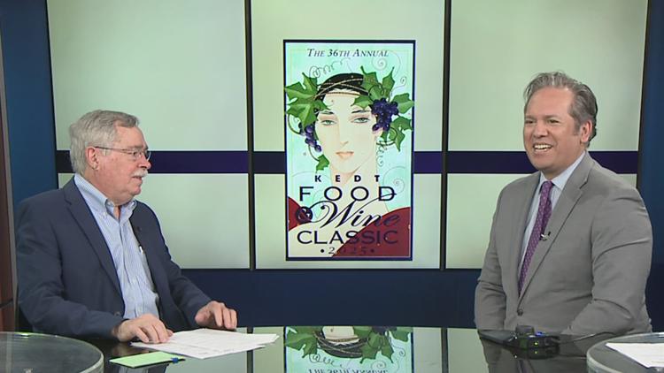 A toast to the KEDT Food and Wine Classic, plus a little quiz for John-Thomas!