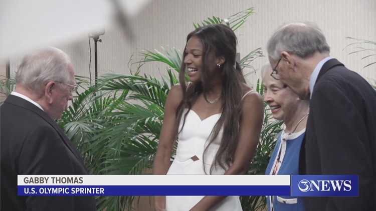 Christus Spohn welcomes Gabby Thomas as Lyceum guest speaker