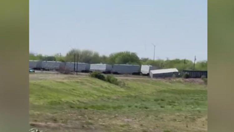 Train derails near Odem with no injuries, no hazardous chemicals involved
