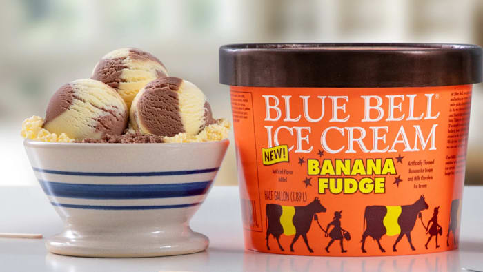You’ll go bananas for Blue Bell’s new ice cream flavor