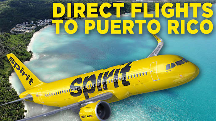 Spirit Airlines launches nonstop flights from San Antonio to Puerto Rico