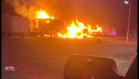 No injuries reported in RV fire south of Midland city limits