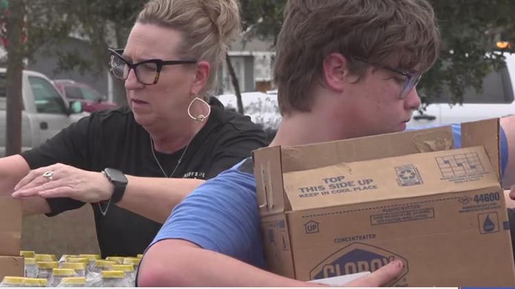 Convoy of Hope delivers needed supplies to support fire cleanup efforts in Sinton