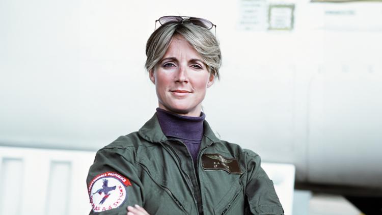 Navy's first woman to qualify to land a jet on an aircraft carrier did it on the USS Lexington