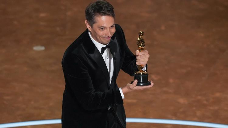 Sean Baker wins original screenplay Oscar for 'Anora'