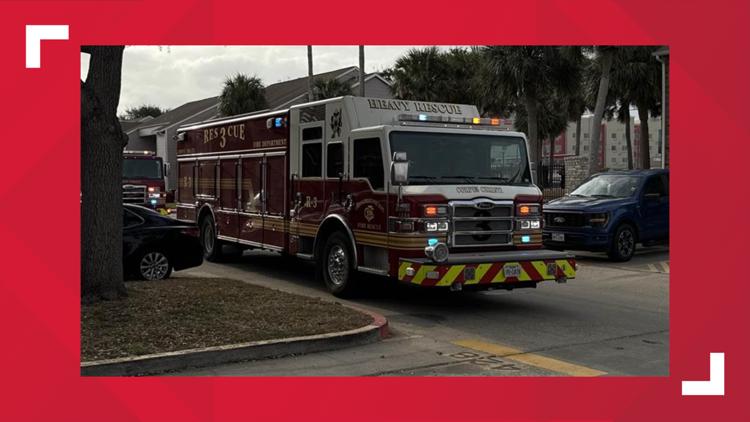 Reports of fire at Water's Edge Apartments backs up traffic in Flour Bluff