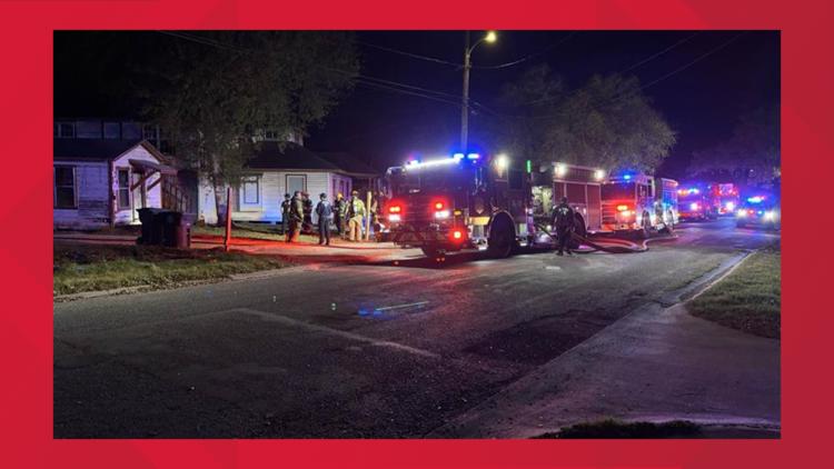 CCFD puts out fire as it spreads to nearby trees, car on Blake Street