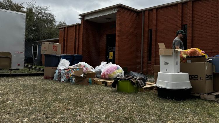 Physical donations no longer being accepted at First Baptist Church in Sinton; monetary donations needed