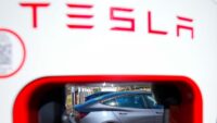 A man torches Tesla chargers in South Carolina and catches his clothes on fire