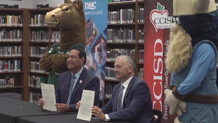 Del Mar College and CCISD celebrate new grant funding