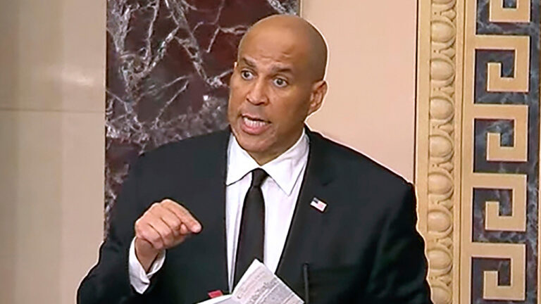 NJ Sen. Cory Booker breaks Senate record with marathon 24-hour speech protesting Trump, Musk