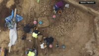 A mass grave for fighters in a Roman Empire-era battle is revealed in Vienna
