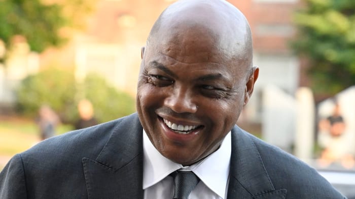 Charles Barkley is back to teasing San Antonio ahead of his Final Four visit