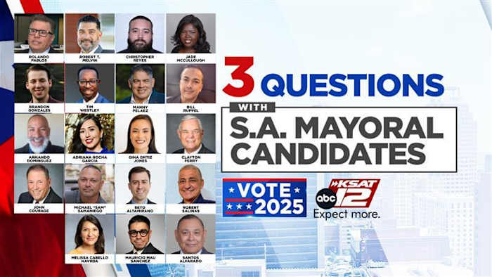 San Antonio mayor’s race: Meet the candidates interviewed in KSAT’s ‘3 Questions’ series