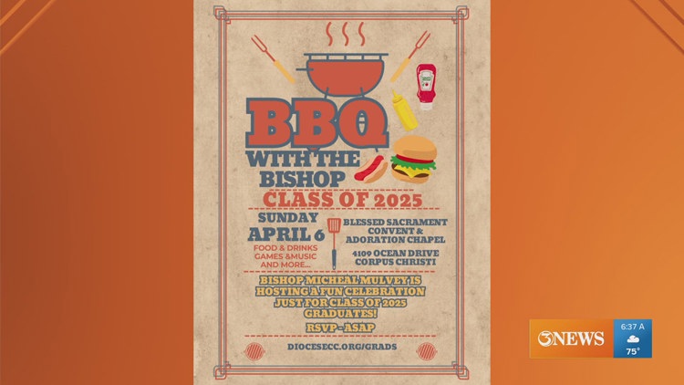Class of 2025 invited to have BBQ with the Bishop