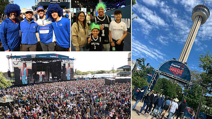 Sights and sounds of Day 3 during Final Four weekend in San Antonio