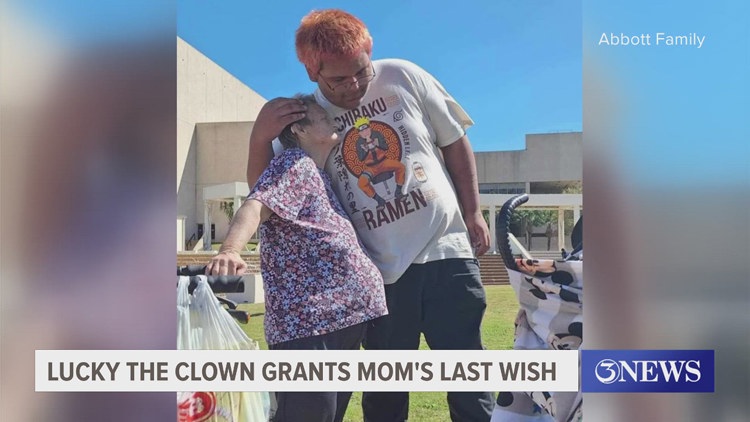 UPDATE: ‘Lucky the Clown’ fulfills mother’s last wish with community's help