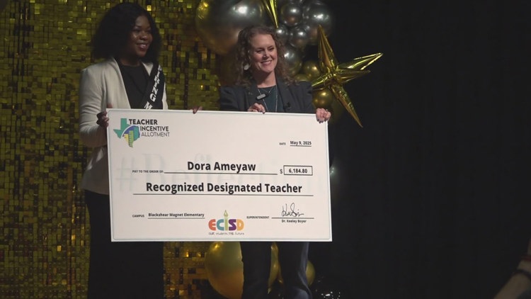 Ector County ISD provides checks to teachers through Teacher Incentive Allotment