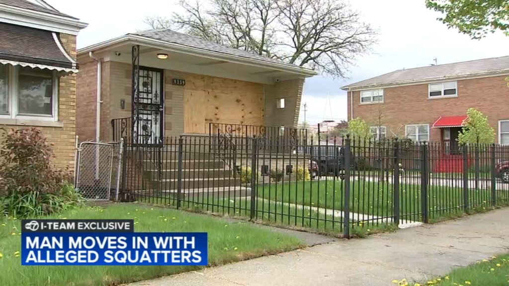 Alleged squatters wouldn't leave man's home, so he moved in with them