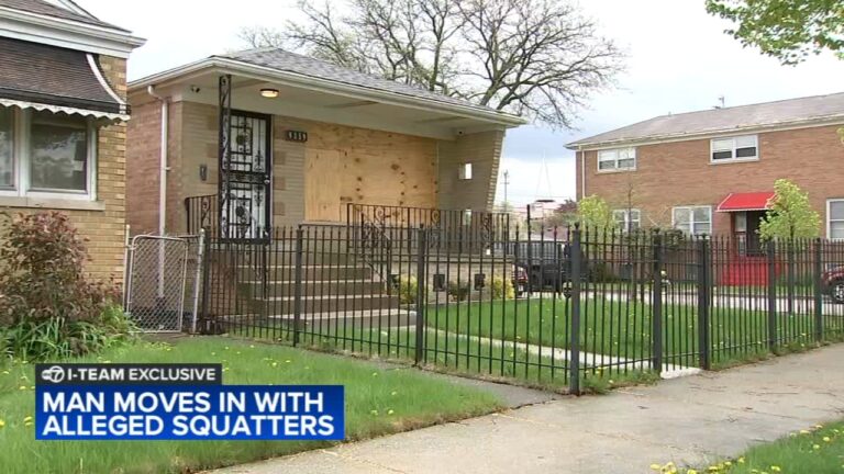 Alleged squatters wouldn't leave man's home, so he moved in with them