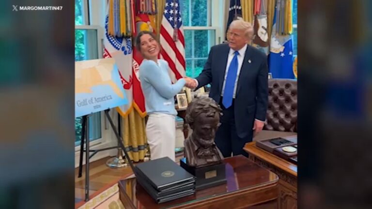 Trump meets with Ksenia Karelina, Russian-American former ballet dancer released in prisoner swap