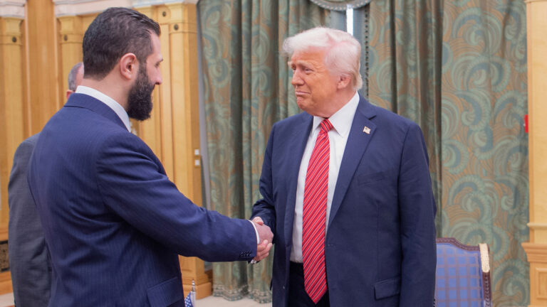 Trump meets with Syria's interim president, a first between the nations' leaders in 25 years